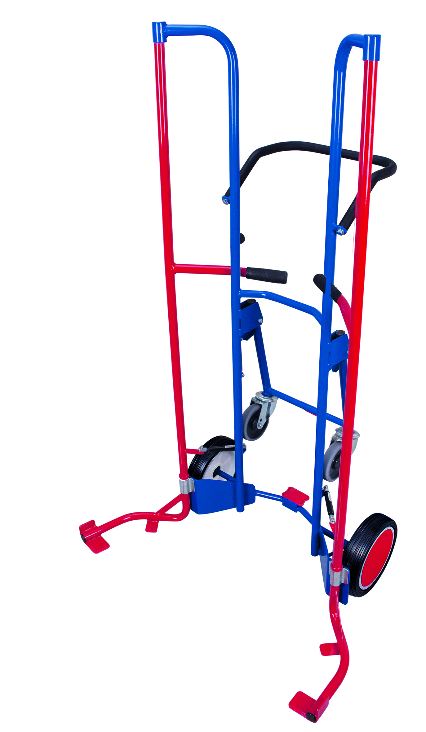 Diable porte-pneus avec 2 roues de support Diable porte-pneus avec 2 roues de support