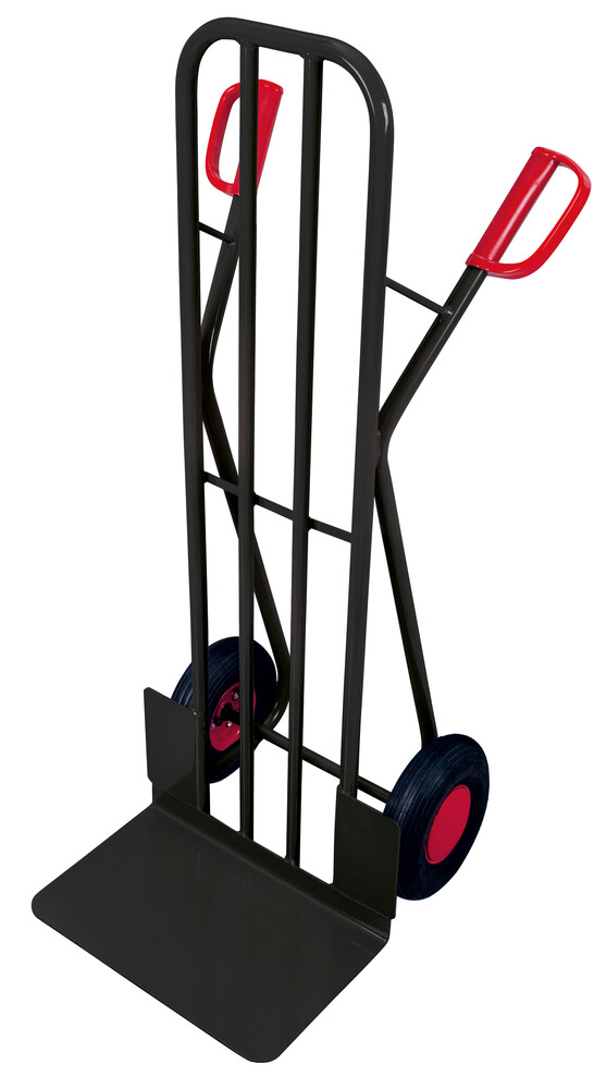 Diable en tube d'acier avec grande pelle Diable en tube d'acier avec grande pelle