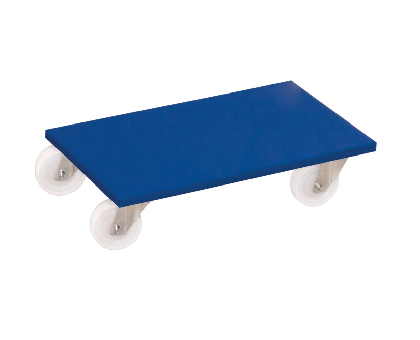 Plateau roulant (roulettes pivotantes en polyamide) Plateau roulant (roulettes pivotantes en polyamide)