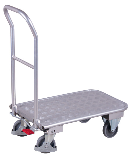 Chariot en aluminium avec dossier repliable