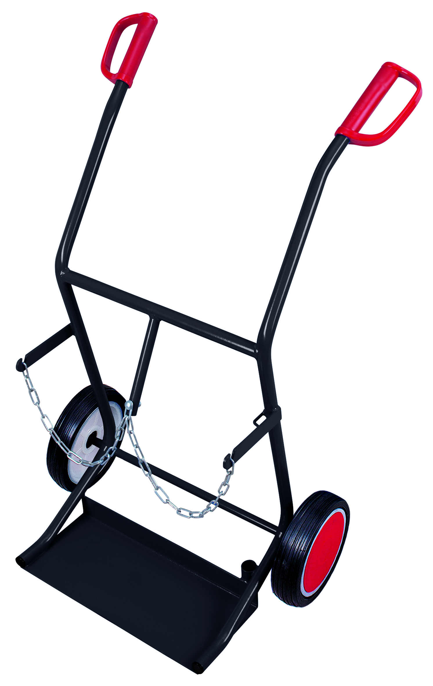 Steel-cylinder truck for 2 steel-cylinders of 20 l capacity
