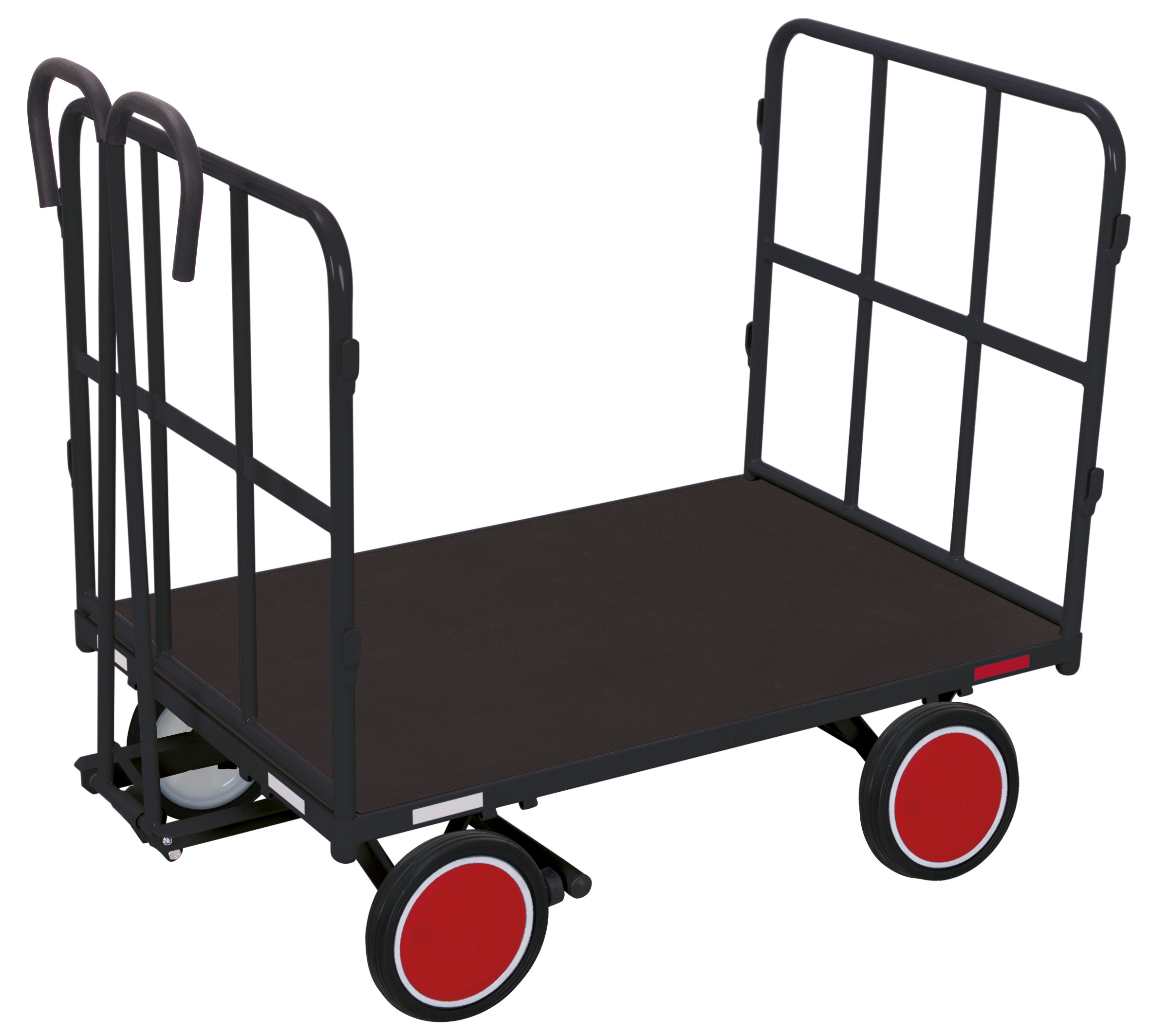 Handpritschenwagen mit 2 Rohrgitterwänden