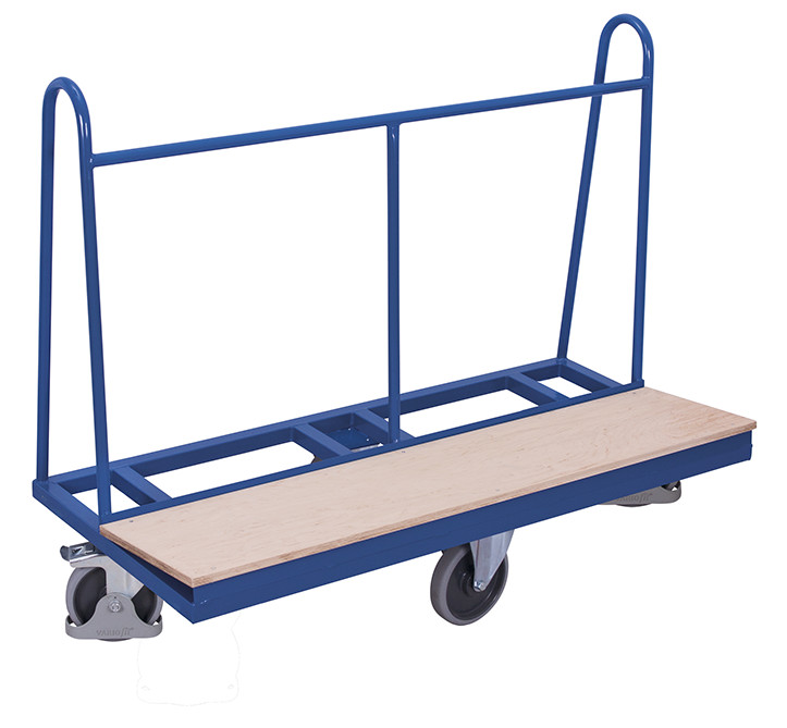 Chariot porte-panneaux avec roues en losagne