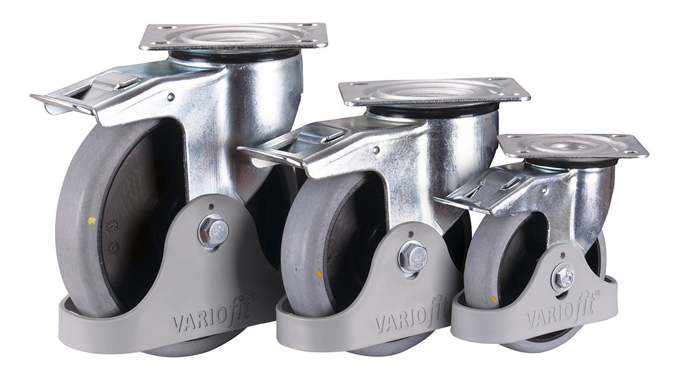 Roulette pivotante avec frein Roulette pivotante avec frein