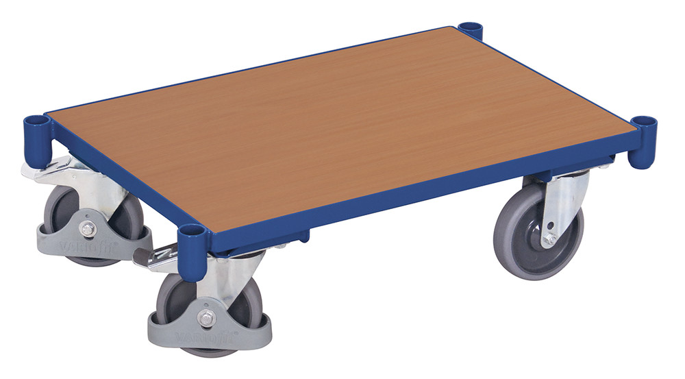 Plateau roulant modulaire Euro avec plateau, douilles cornières