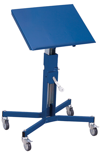 Materialständer mit Handkurbel