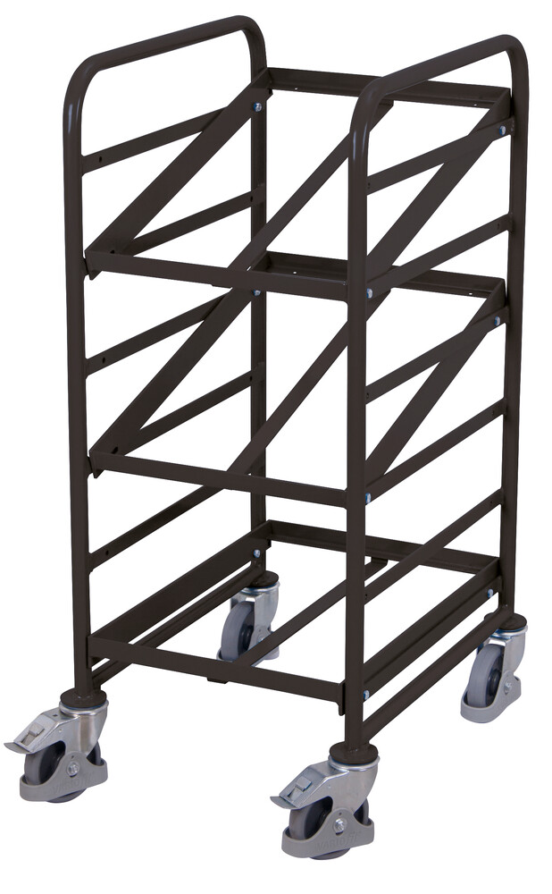 Chariot porte-bacs norme européenne