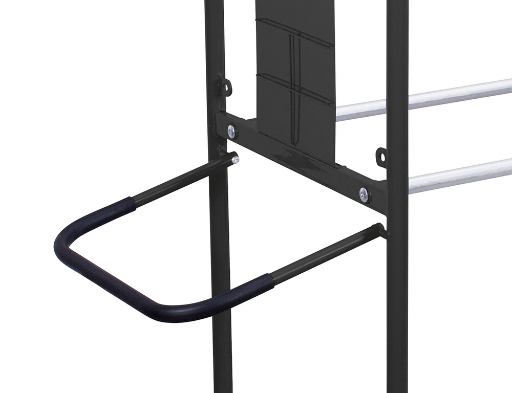 Barre de poussée mobile pour chariot pour pneus