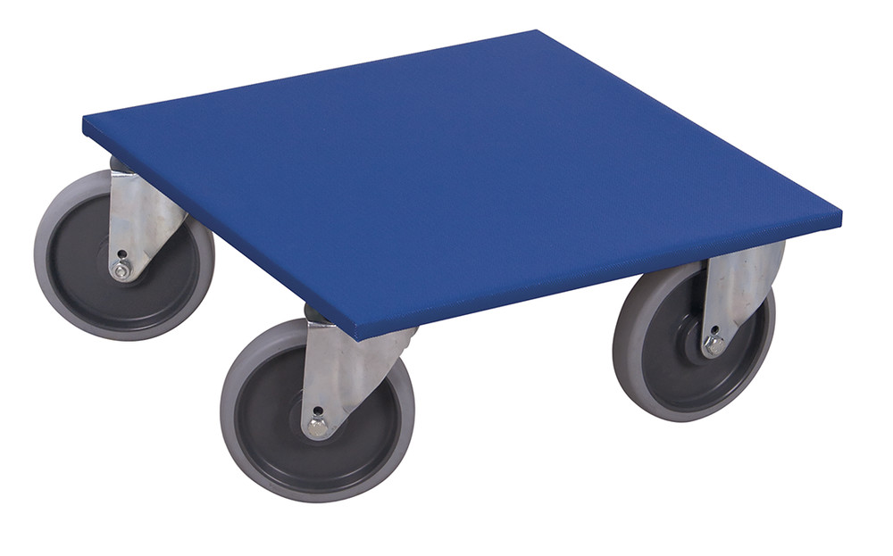 Plateau roulant (roulettes pivotantes en caoutchouc thermoplastique)