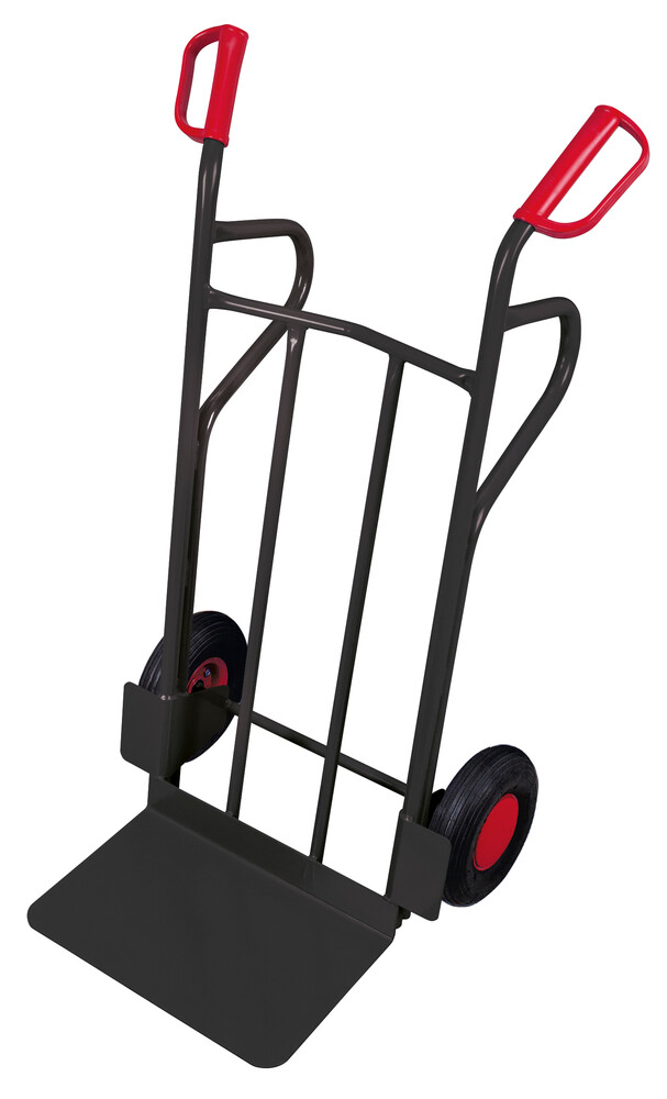 Diable en tube d'acier avec grande pelle Diable en tube d'acier avec grande pelle