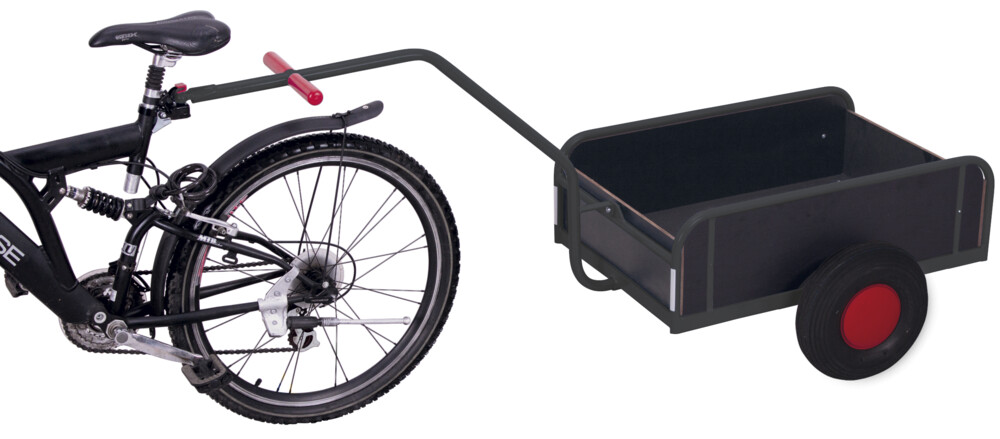 Bicycle trailer with side walls Bicycle trailer with side walls
