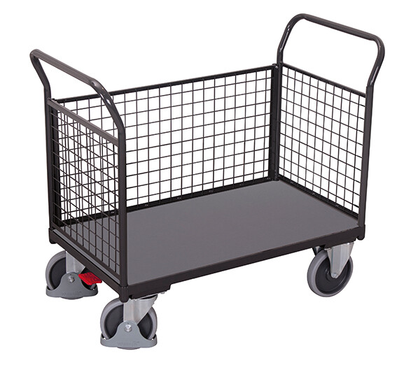 Dreiwandwagen mit Draht