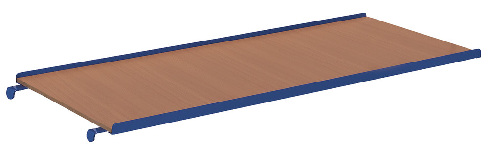 Étagères MDF décor hêtre pour chariot à étagères