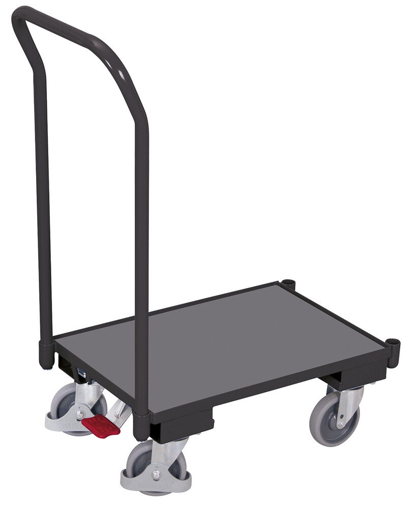 Euro-System-Roller mit Boden (10 mm Rand) und Schiebebügel