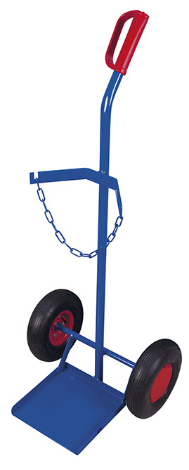 Steel-cylinder truck for 1 steel-cylinder of 40 - 50 l capacity Steel-cylinder truck for 1 steel-cylinder of 40 - 50 l capacity