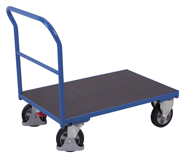 Chariot à dossier tubulaire avec contre-plaque étanche