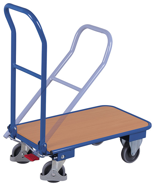 Chariot à dossier repliable