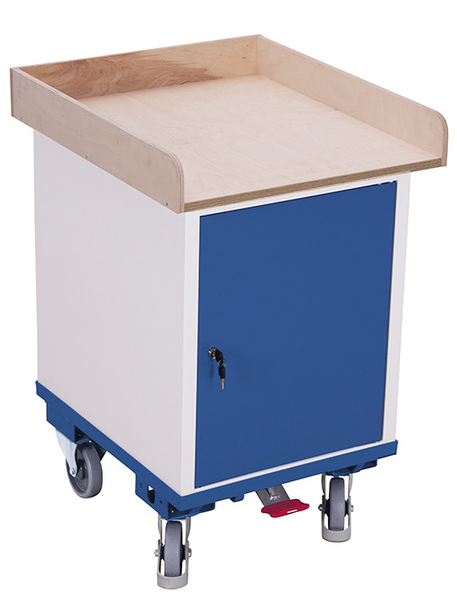 Cabinet with hinged door and 1 load surface Cabinet with hinged door and 1 load surface