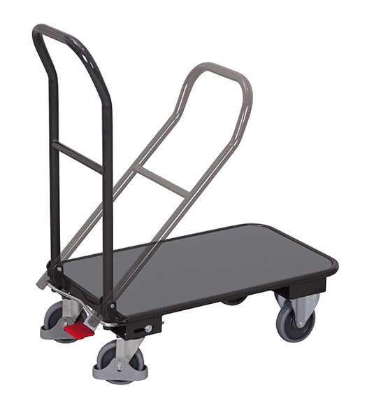Chariot à dossier repliable