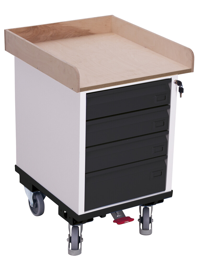 Cabinet with 4 drawers and 1 load surface Cabinet with 4 drawers and 1 load surface