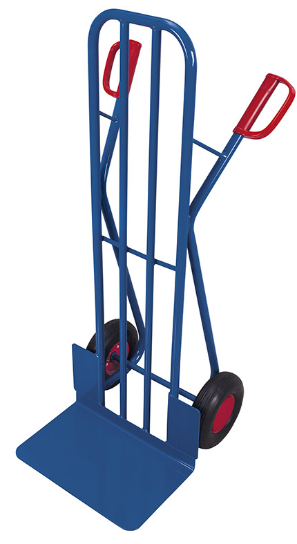 Diable en tube d'acier avec grande pelle Diable en tube d'acier avec grande pelle