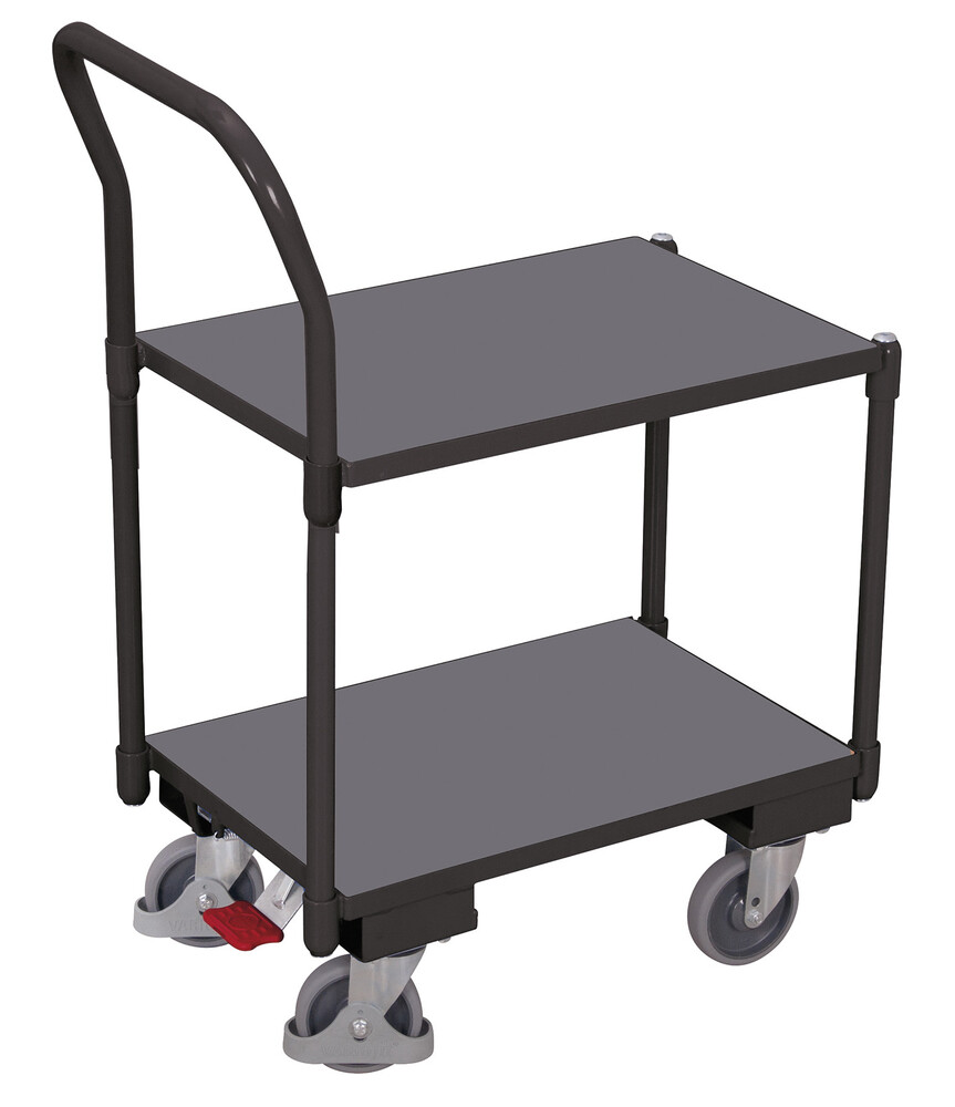 Euro-System-Roller mit 2 Ladeflächen und Schiebebügel