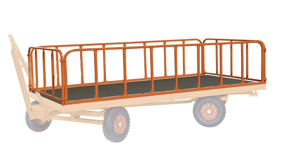 4 tubular-steel walls for industrial trailer 4 tubular-steel walls for industrial trailer