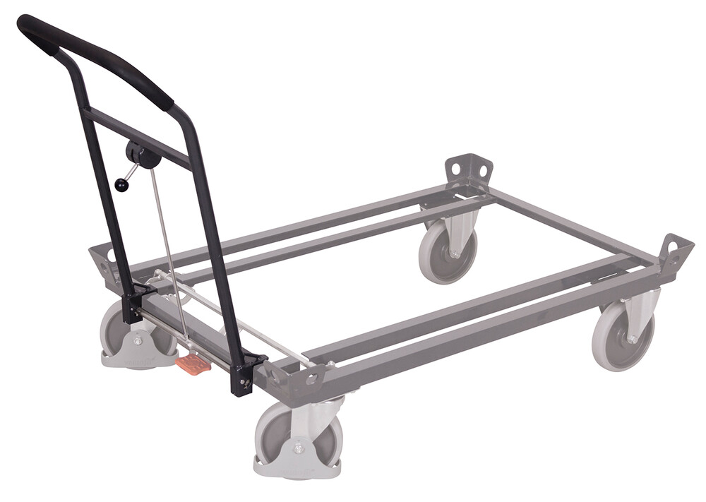 Barre de poussée mobile à chaîne d'attache pour chariot porte-palettes Barre de poussée mobile à chaîne d'attache pour chariot porte-palettes