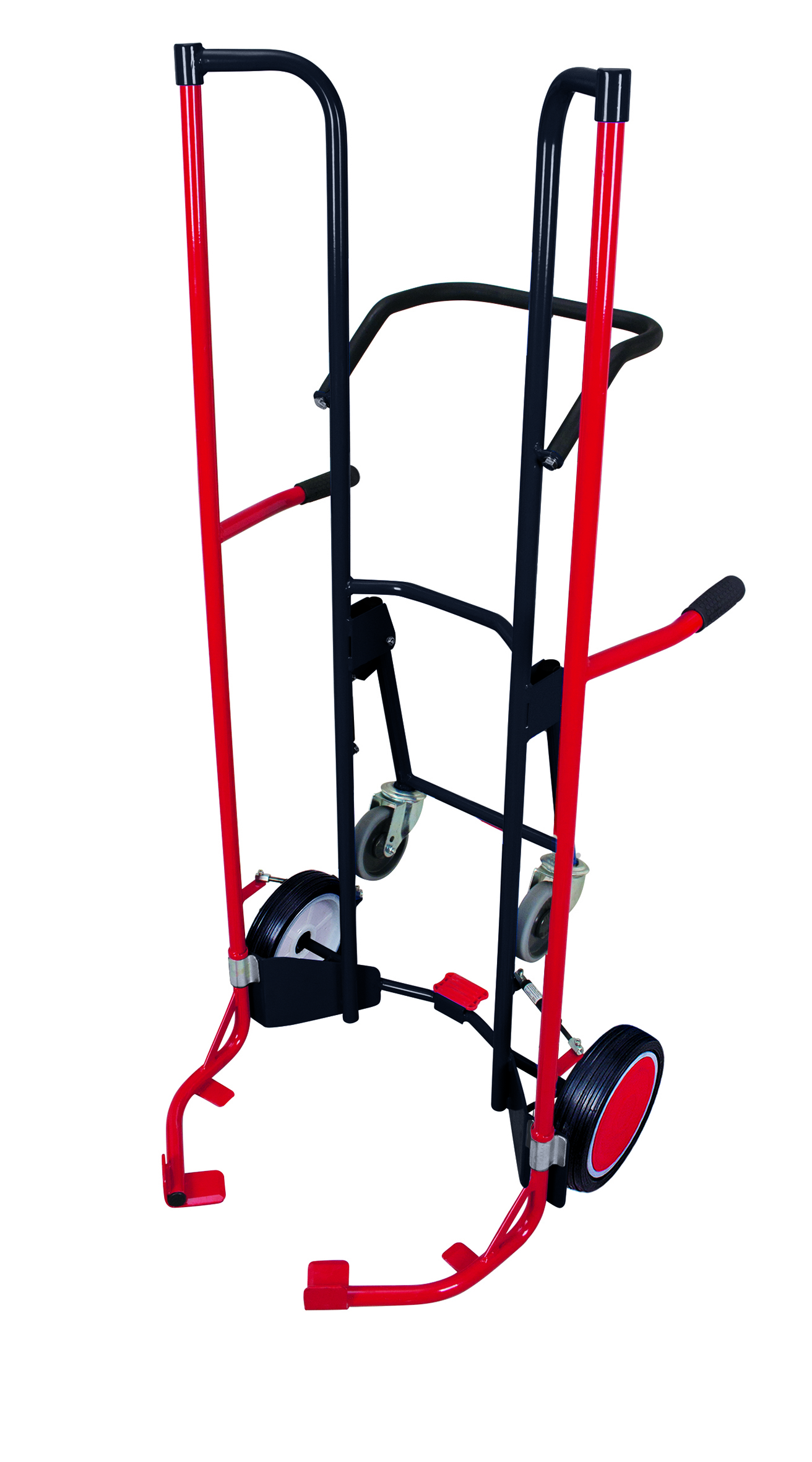 Diable porte-pneus avec 2 roues de support Diable porte-pneus avec 2 roues de support