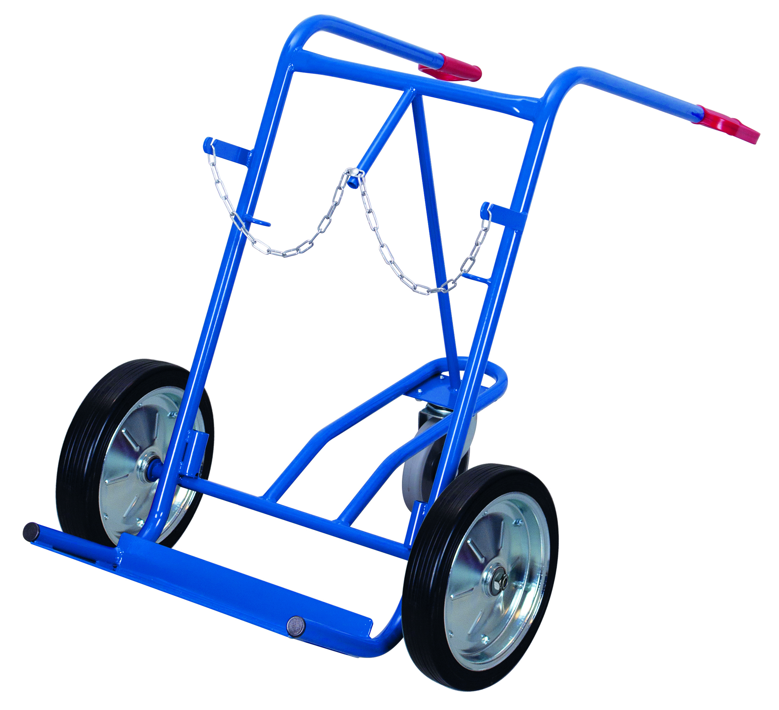 Steel-cylinder truck for 2 steel cylinders of 40 - 50 l capacity