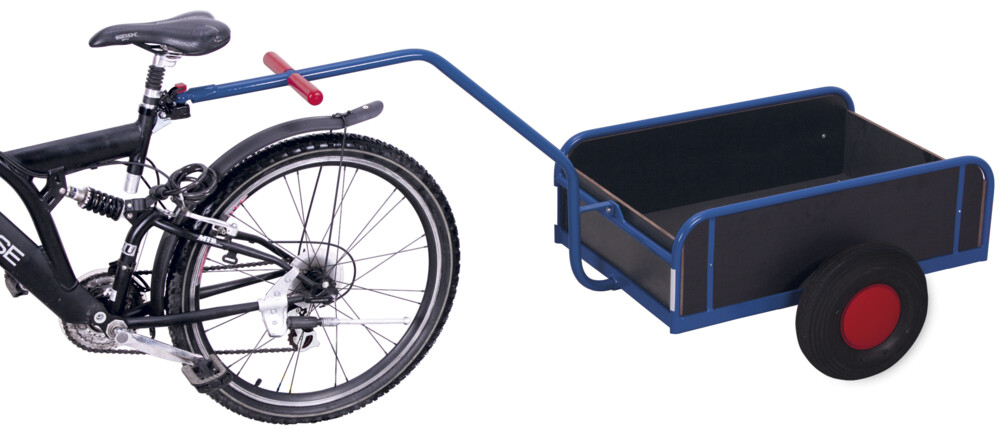 Bicycle trailer with side walls Bicycle trailer with side walls